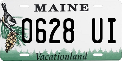 ME license plate 0628UI