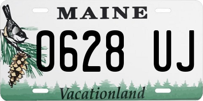ME license plate 0628UJ