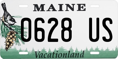 ME license plate 0628US