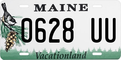 ME license plate 0628UU