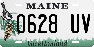 ME license plate 0628UV