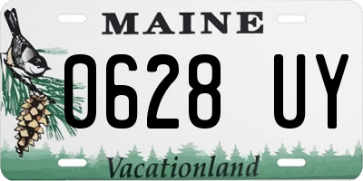 ME license plate 0628UY