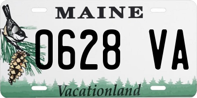 ME license plate 0628VA