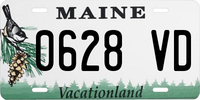ME license plate 0628VD