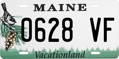 ME license plate 0628VF