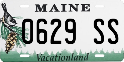 ME license plate 0629SS
