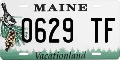 ME license plate 0629TF