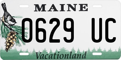 ME license plate 0629UC