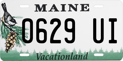 ME license plate 0629UI