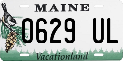 ME license plate 0629UL