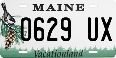 ME license plate 0629UX