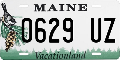 ME license plate 0629UZ