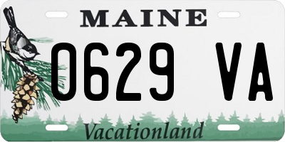 ME license plate 0629VA