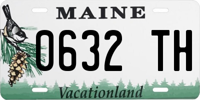 ME license plate 0632TH