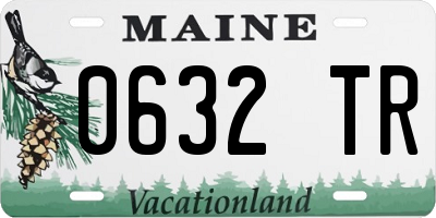 ME license plate 0632TR