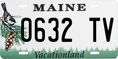 ME license plate 0632TV