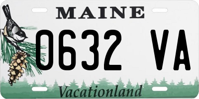 ME license plate 0632VA