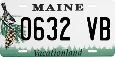ME license plate 0632VB