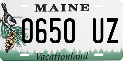 ME license plate 0650UZ