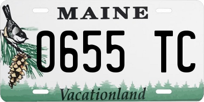 ME license plate 0655TC