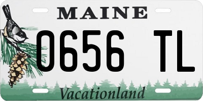 ME license plate 0656TL