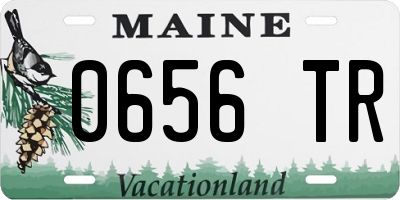 ME license plate 0656TR
