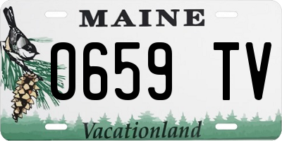ME license plate 0659TV