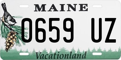 ME license plate 0659UZ