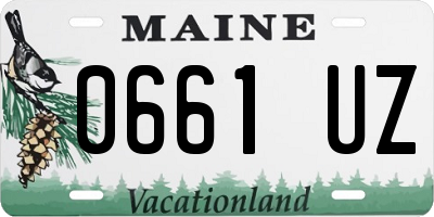 ME license plate 0661UZ