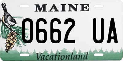 ME license plate 0662UA