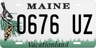 ME license plate 0676UZ