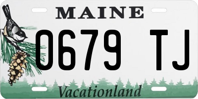 ME license plate 0679TJ