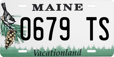 ME license plate 0679TS