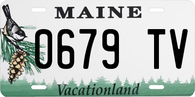 ME license plate 0679TV