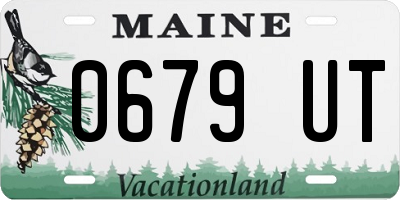 ME license plate 0679UT