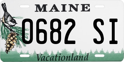 ME license plate 0682SI