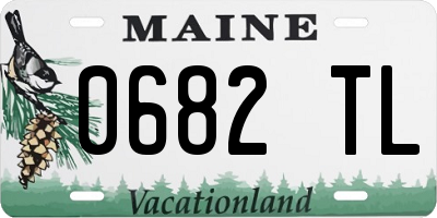 ME license plate 0682TL