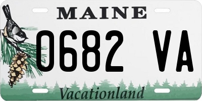 ME license plate 0682VA