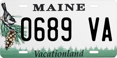 ME license plate 0689VA