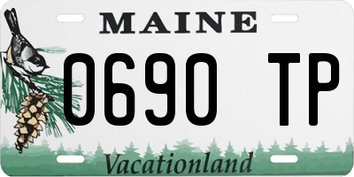 ME license plate 0690TP