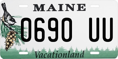 ME license plate 0690UU