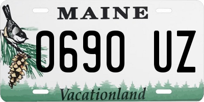 ME license plate 0690UZ