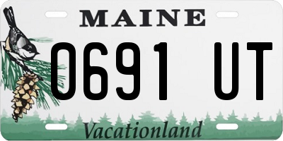 ME license plate 0691UT