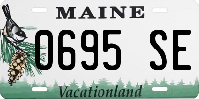 ME license plate 0695SE
