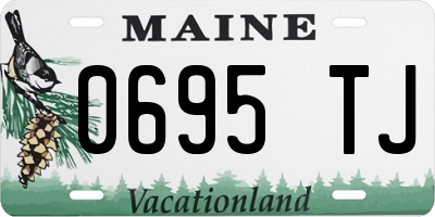 ME license plate 0695TJ