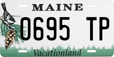 ME license plate 0695TP