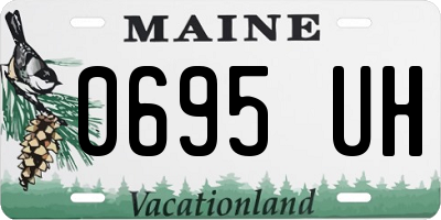 ME license plate 0695UH