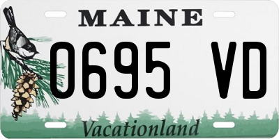 ME license plate 0695VD