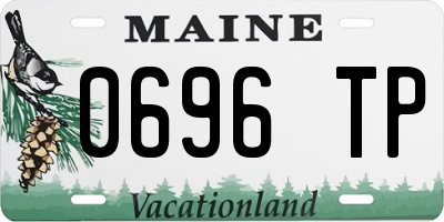 ME license plate 0696TP