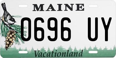 ME license plate 0696UY